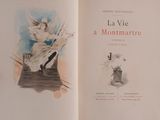 an open book with a picture of a woman on it