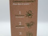 a cardboard box with instructions on how to use it