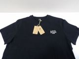 a black t - shirt with a tag on it that says abcc