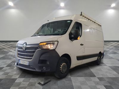 a picture of a white van parked on a checkered floor