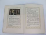 an open book with a picture of a man and a woman on it