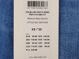 a close up of a label on the back of a pair of jeans