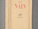 the cover of a book with the title of the novel le nain written by marcel ayme