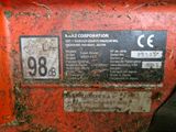 an image of a close up of a red machine with numbers on it