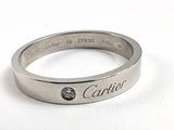 une photo d'une bague Cartier sertie d'un diamant