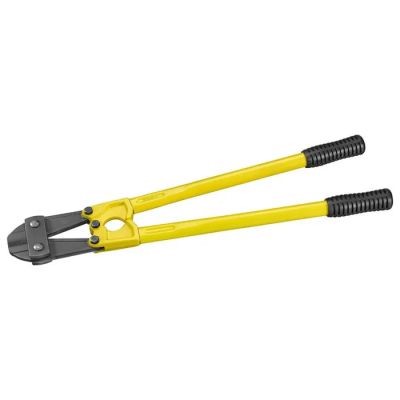 une paire de coupe-tubes jaunes sur fond blanc