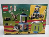 the box is open to show the contents of the lego town set