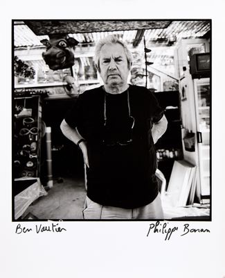 Philippe Bonan (né en 1968) Ben dans son atelier de Nice 200…