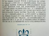 the back of a book with a picture of a rabbit on it