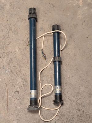 two pipes that are connected to the ground