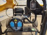 a machine that is sitting on a cart in the garage