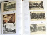 a book with pictures of buildings and people in it