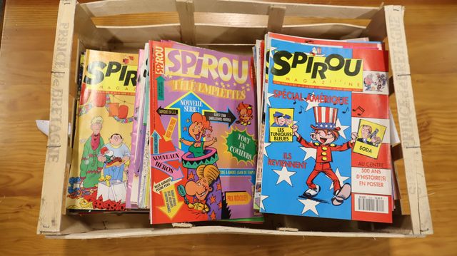 Caisse de Bande dessinée SPIROU, Années 90. 100 volumes