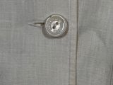 a close up of a button on a jacket