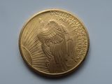 an image of a gold coin on a white surface