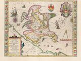 une vieille carte des îles britanniques