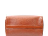 louis vuitton orange epi leather cosmetic case
