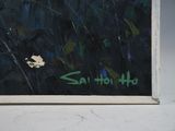 a picture of a painting on the wall of a room