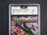 a close up of a card in a plastic container on a table