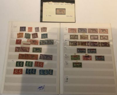 un livre dont les pages comportent des timbres et une image représentant une image