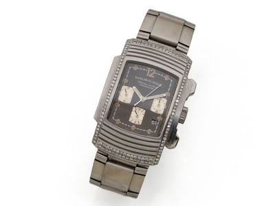 an image of a ladies ' s wrist watch with a diamond set bezel