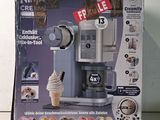 packaging of a coffee maker with ice cream on top of it