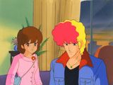 une image représentant deux personnages de dessin animé assis l'un à côté de l'autre
