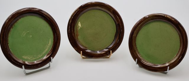 Suzanne RAMIE (1907-1974) pour MADOURA - Suite de 3 céramique en ...