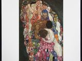 an image of a painting of a woman with a dog