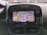 a gps device in the dashboard of a car