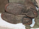 a pair of shoes that are on top of a table