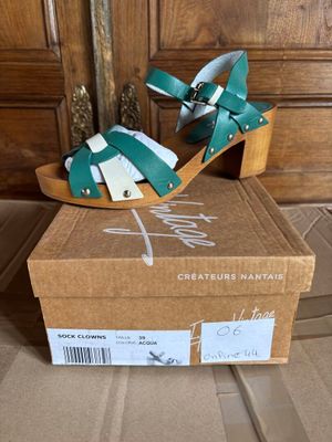 Pointure 39 - Ippon Vintage Sock Clowns, Coloris Aqua - Neuf…