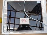 a white box with a black and white picture on it