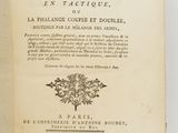 an open book with a black and white title on it