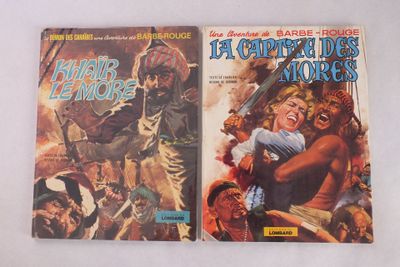 deux livres posés sur une surface blanche ; l'un est une bande dessinée et l'autre est une bande dessinée