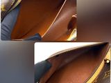 louis vuitton monogram canvas and leather shoulder bag