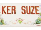 un gros plan d'un panneau sur lequel est inscrit « ker suze »