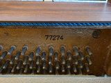a close up view of the keys of a piano