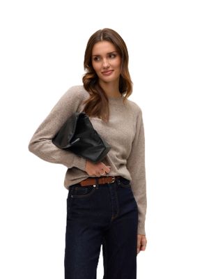 VERO MODA - Blouse en maille - VMDOFFY LS O-NECK - Moon Rock…