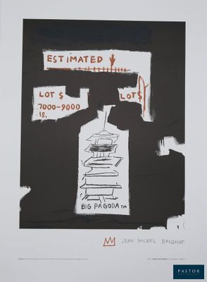 une image représentant une affiche en noir et blanc sur laquelle figure une pile de livres