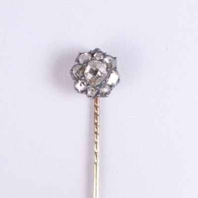 an image of a diamond stick pin on a white surface