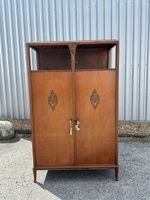 Louis MAJORELLE (1859-1926). Armoire en noyer et placage d'a… (photo 6)