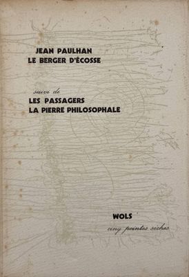 an old book with a black and white title on it