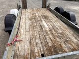 an image of a trailer with a wooden deck