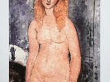 une image représentant un tableau d'une femme aux longs cheveux roux