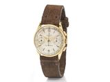 une montre-bracelet chronographe en or jaune 18 carats