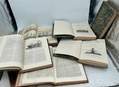 53 / H6 / Lot de 7 livres reliés divers dont 4 volumes …