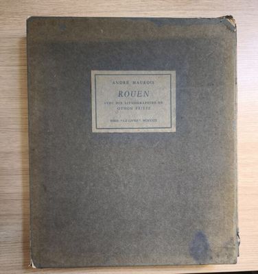 MAUROIS (André). Rouen. Avec 10 lithographies d'Othon FRIESZ…