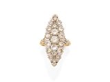 une bague à grappes de diamants, par van cleef