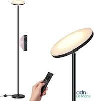 Lampadaire sur Pied Salon, VASAGLE LFL018BD02, LED 30 W, Dim…